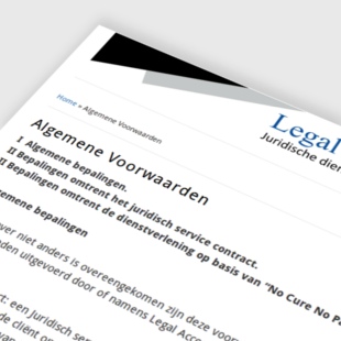 Algemene voorwaarden goed geregeld?